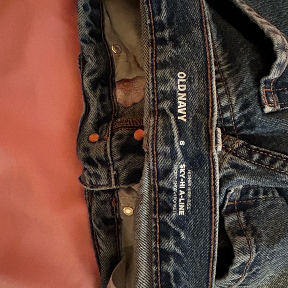 COPY - Old Navy Jean Shorts With Flower and Sun Stitching - Picture 2 of 6